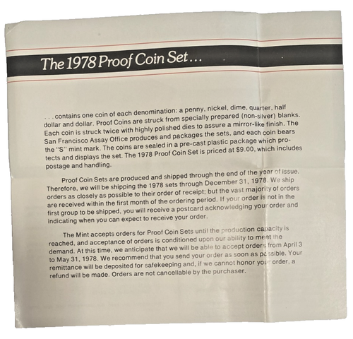 1978-S Clad Proof (4 Sets Unopened) In OGP And Original Mailer Box! - Picture 5 of 7