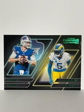Josh Allen Jalen Ramsey 2022 Panini Contenders #CS-AR Contenders Series Emerald