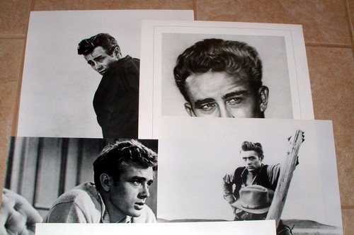 JAMES DEAN BLACK & WHITE PHOTO POSTER COLLECTION (5) - 16X20 - 1980'S - Picture 2 of 8