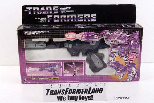 Shockwave w/box 1985 Vintage Hasbro G1 Transformers - Picture 1 of 3