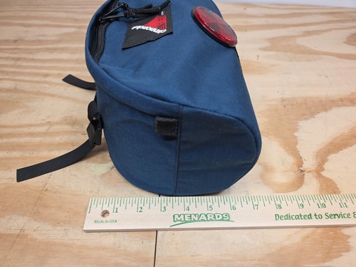 Vtg 80’s Cannondale Bike Bag Original Blue - Reflector Seat Rails & Handlebar - Picture 17 of 18