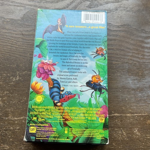 Ferngully: The Last Rainforest VHS 1992 Slip Case  Pre owned  - Picture 3 of 6