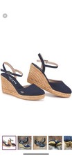 Viscata Barcelona Closed Toe Wedge Espadrille Size 39 8.5