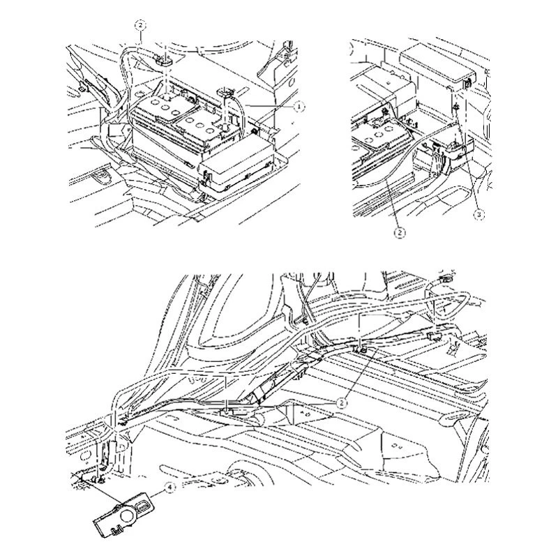 For Dodge Charger 2007-2010 Mopar 04607550AA Battery Cable Foto 4 de 4