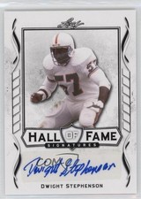2021 Leaf Signature Hall of Fame Auto Dwight Stephenson #HOF-DS1 Auto HOF 03gr
