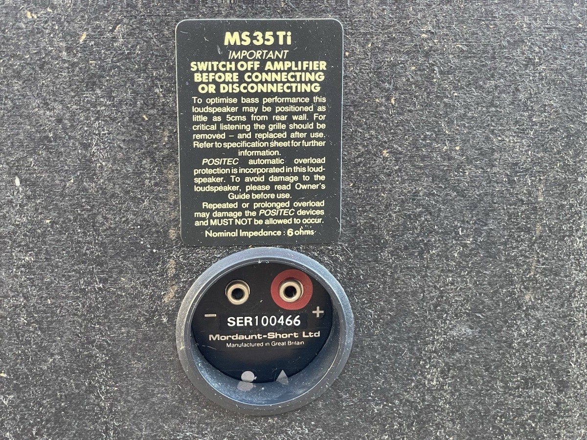 MORDAUNT SHORT MS35ti BOOKSHELF SPEAKERS | eBay