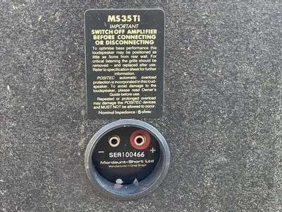 MORDAUNT SHORT MS35ti BOOKSHELF SPEAKERS | eBay