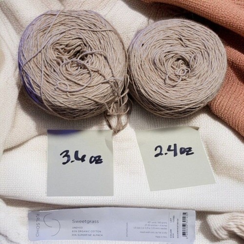 Purl Soho Buckwheat Beige Sweetgrass Undyed Cotton / Alpaca Yarn - Picture 2 of 3