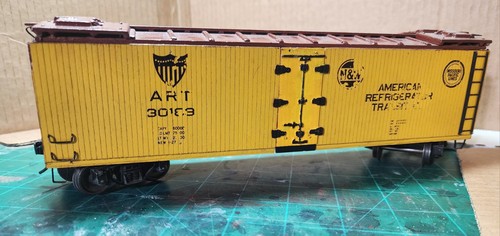 O Scale Custom Built 40' Wood Reefer Art . #30188. Missouri Pacific lines - Picture 3 of 7