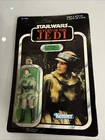 Vtg Star Wars Mint On Card Leia Combat Poncho Complete Action Figure 1984 Kenner