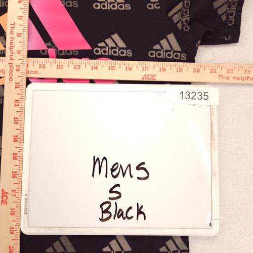 Camiseta Adidas Informal Cuello Redondo Manga Larga Gráfica Para Hombre Talla Pequeña S Negra - Imagen 7 de 9