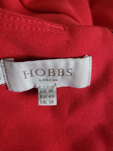 **HOBBS** Sz 18 Red Pencil Dress - Picture 7 of 7