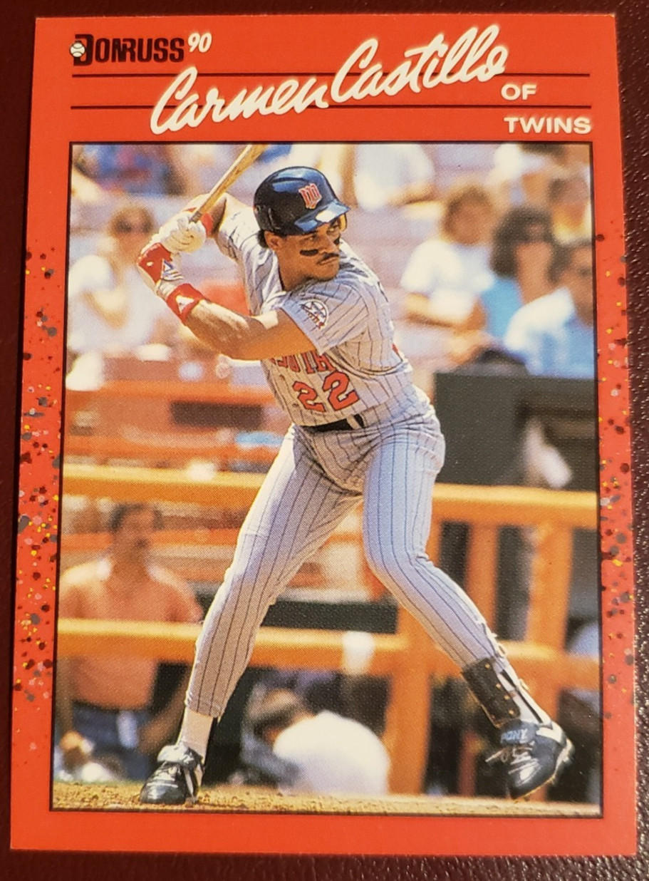 1990 Donruss #554 Carmen Castillo OF Minnesota Twins     **40% off 2 or More