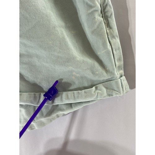 ZARA Girls' Light Blue Denim Button-Front Paperbag Shorts SZ 9 - Picture 7 of 10