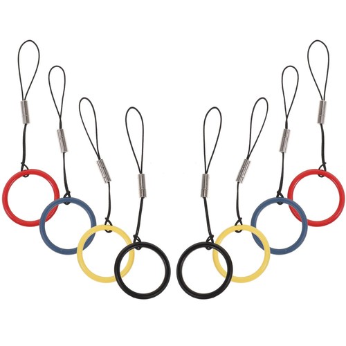 8 Pcs Hand Strap Lanyard String Metal Buckle Phone Anti Theft Finger Cell - 第 1/10 張圖片