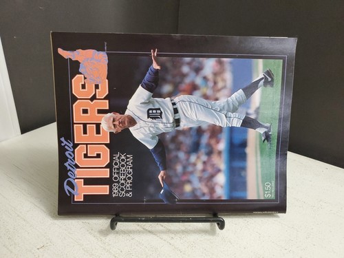 DETROIT TIGERS 5-15-1989 SCORE BOOK OFFICIAL PROGRAM vs Chicago White Sox Scored - Picture 4 of 8