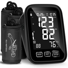 Blood Pressure Machine for Home Use - 3 Size Cuffs, Small 7"-9", Medium/Large...