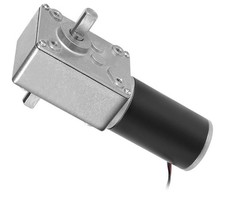 Double Shaft Worm Gear Motor DC 12V 110RPM High Torque Speed Reduction