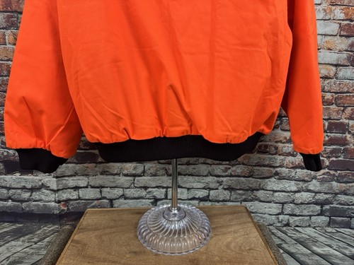 Chaqueta de Trabajo Vintage Wear Guard Naranja Brillante XL Cremallera Completa Estilo 401A - Imagen 8 de 10