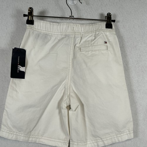Tommy Hilfiger Boys Fresh White Drawstring Shorts Size 6 NWT 100% Cotton - Picture 5 of 8