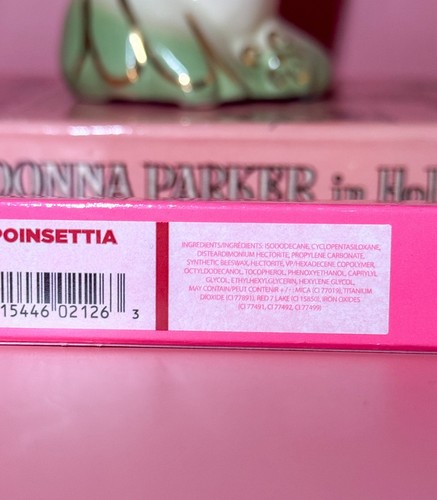 Lápiz labial líquido de terciopelo Jeffree Star POINSETTIA edición limitada nuevo en caja - Imagen 10 de 10
