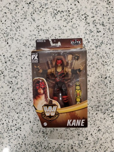 WWE Elite Legends Serie 15 Objetivo Exclusivo Kane Nuevo Sellado de Fábrica Mattel - Imagen 4 de 13