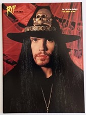 THE CULT~IAN ASTBURY~ORIG 1989 POSTER~VINTAGE FULL PAGE MAGAZINE PINUP CLIPPING