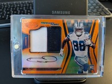2020 Panini Certified - Freshman Fabric CeeDee Lamb Patch Auto  Orange /225 RPA