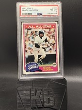 1981 Topps #400 Reggie Jackson Yankees HOF PSA 8 NM-MT Beautiful Card- Centered 