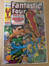Fantastic Four #100  July 1970 "Long Journey Home!" Anniversary Issue F/VF+