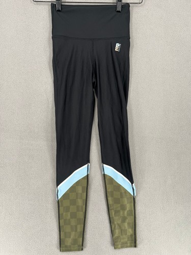 PE Nation Leggings Womens Extra Small Black Green Blue Gym Yoga  Compression - Bild 1 von 12