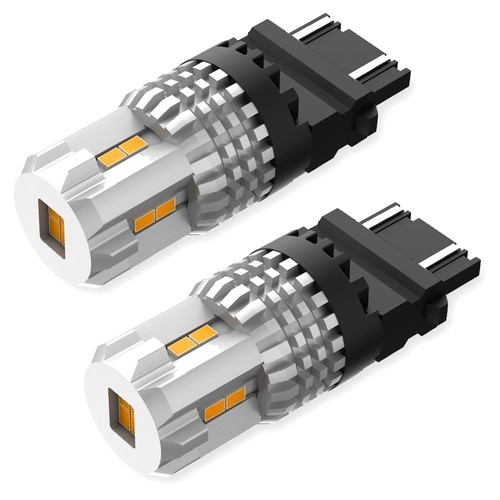 Amber Turn Signal Light 48smd 3157A LED Bulbs for Ford F150 250 F350 Super Duty - Picture 11 of 14