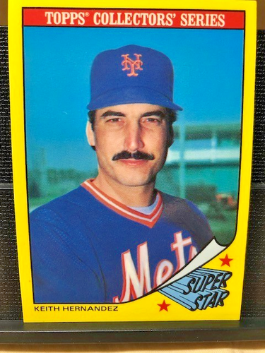 1986 Topps Baseball Collectors' Series Super Star Card # 14 Keith Hernandez-Mint - Picture 2 of 11