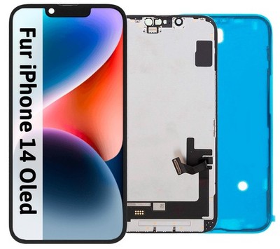 Display Für Apple iPhone 14 OLED LCD Bildschirm Rahmen