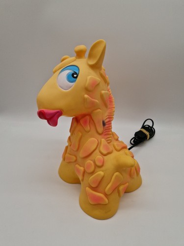 Giraffe Nachttischlampe 90er Jahre Nachtlicht Lampe Kinderzimmer Vintage Licht - Bild 4 von 5
