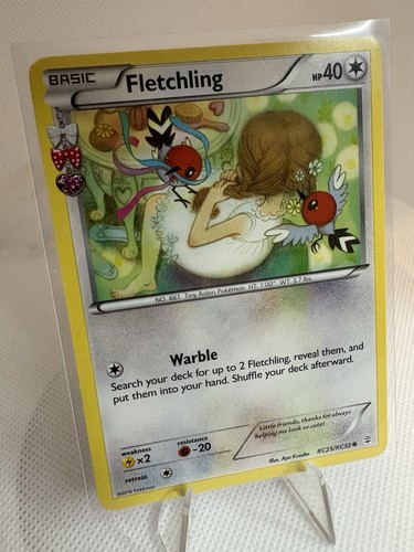 Pokémon TCG Fletchling RC25/RC32 Generations Radiant Collection Common LP (3) - Picture 2 of 4