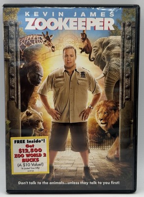 Zookeeper DVD Widescreen Kevin James Rosario Dawson Leslie Bibb 2011