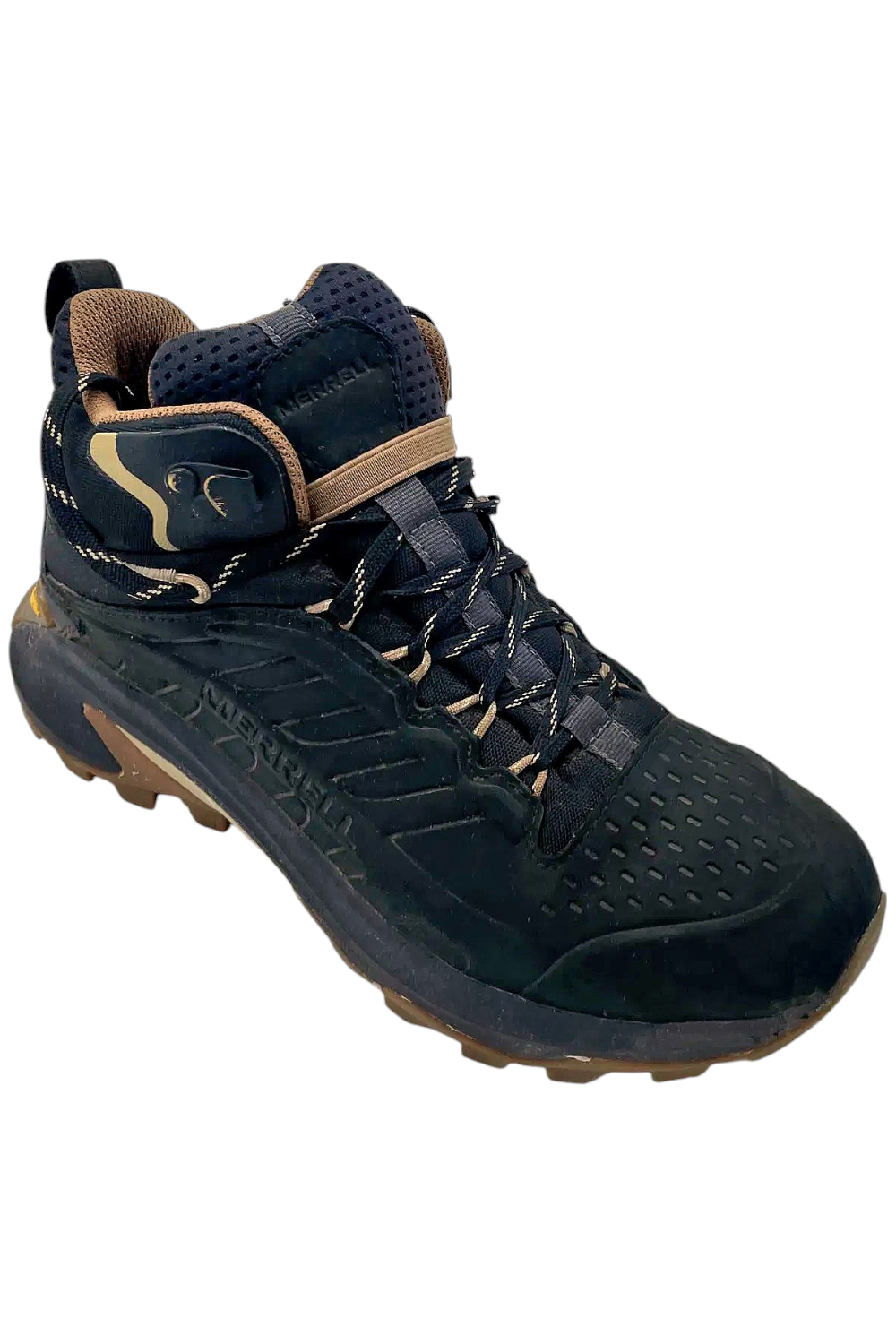 Merrell Uomo Moab Speed 2 Pelle Mid Impermeabile Sneaker da Escursionismo Nero