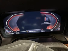 2021 BMW G01 X3 G20 330I DASH SPEEDOMETER VIRTUAL INSTRUMENT CLUSTER DISPLAY HUD