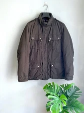 Moncler Glastone Giubbotto Men's Brown Down Puffer Jacket, Size 5 / L