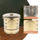 Steel Garden Burner Patio Size Paper Money Burning Bucket Barrel