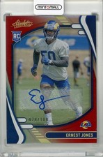 2021 Panini Absolute Ernest Jones Signature Rookies Spectrum Red /100