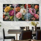 3pcs Colorful Floral Perfect Wall Art Canvas Unframed/Framed