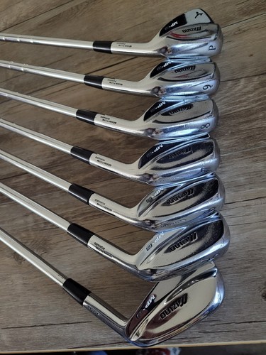 Mizuno MP 69 Iron Set 4-PW Good Condition. KBS FST "X" shafts. Iomic Grips.