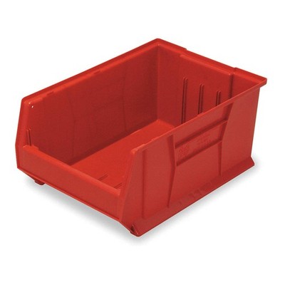 QUANTUM STORAGE SYSTEMS QUS954RD Bin,Red,Polypropylene,11 in 2TA93