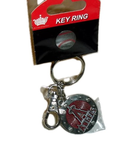 Los Angeles Anaheim Angels Metal Keychain Key Ring New Mlb - Picture 1 of 2