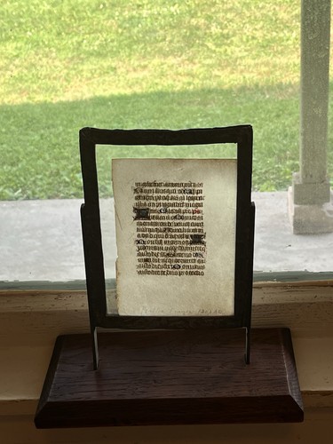 c.1300 Medieval France Illuminated Psalter Dbl Gilt Leaf Custom Two-Way Frame - Bild 7 von 17