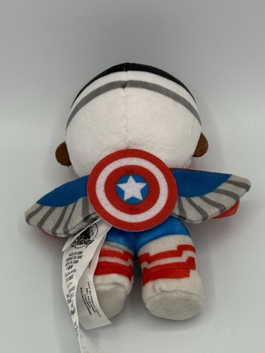 Mighty Marvel Superheros The Falcon Capt. Peluche America Disney nuevo sin etiquetas - Imagen 2 de 4