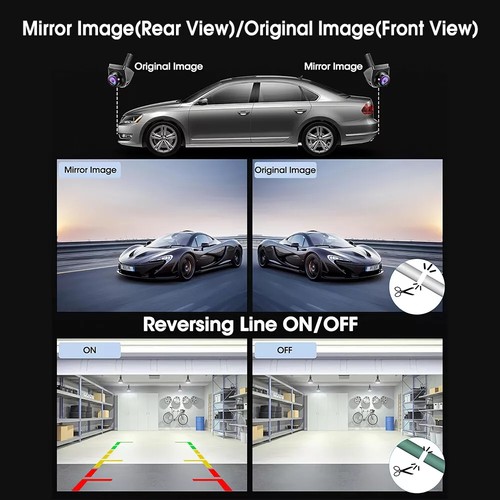 Rotating Car Rear View Reverse Camera Parking Cam Night Vision Waterproof HD 12v - Picture 10 of 15