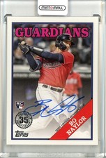 2023 Topps Update Cleveland Guardians Bo Naylor 1988 Topps Baseball Autographs